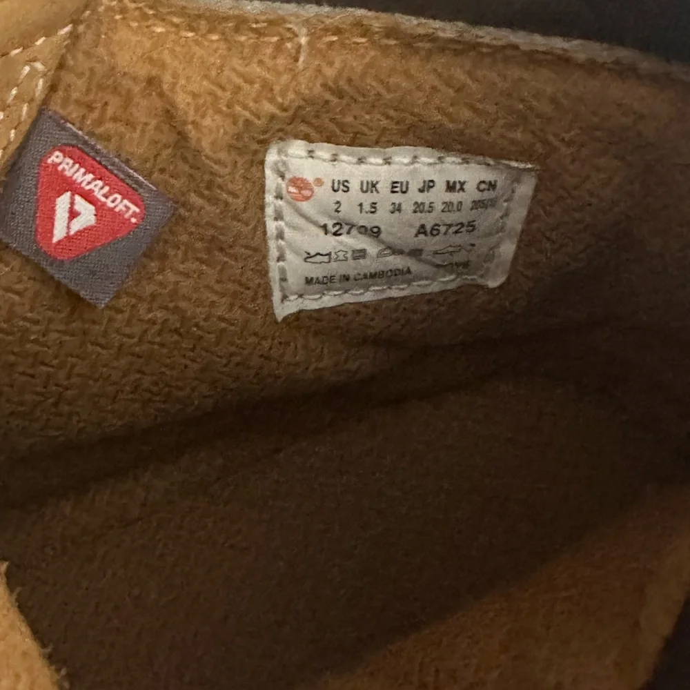 Timberland 6-Inch Premium Waterproof Wheat Nubuck Boots Toddler Size 13‎